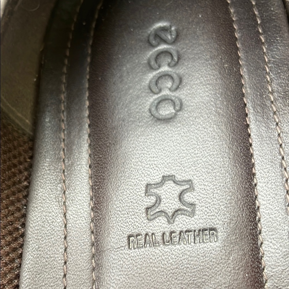 ECCO Women's Touch Ballerina 2.0 Croc-Embossed Leather Loafer Flats Size 41 - Picture 8 of 13